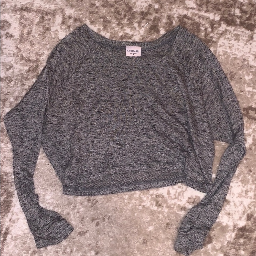 Sweater crop top